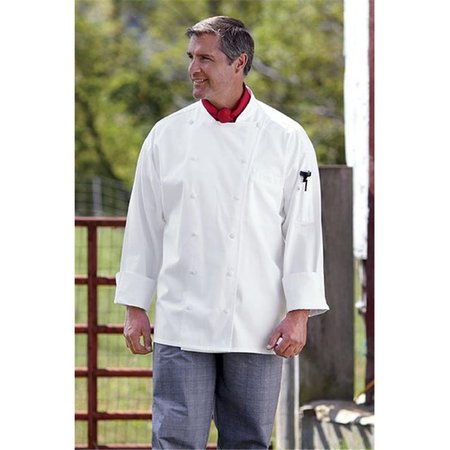 NATHAN CALEB Palermo Chef Coat in White 2XLarge NA596305